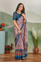 Tradition Redefined: Satin Borders on Crepe Silk Sarees
