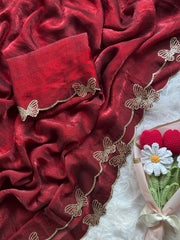 ZEN G Saree | RED