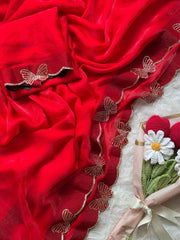 ZEN G Saree | RED