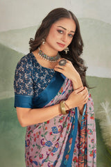 Tradition Redefined: Satin Borders on Crepe Silk Sarees