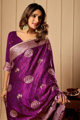 Heritage Mustard Silk Saree with Rich Zari Border & Classic Pallu