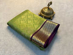 Pure Mysore Crepe Soft Silk Saree