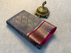 Pure Mysore Crepe Soft Silk Saree