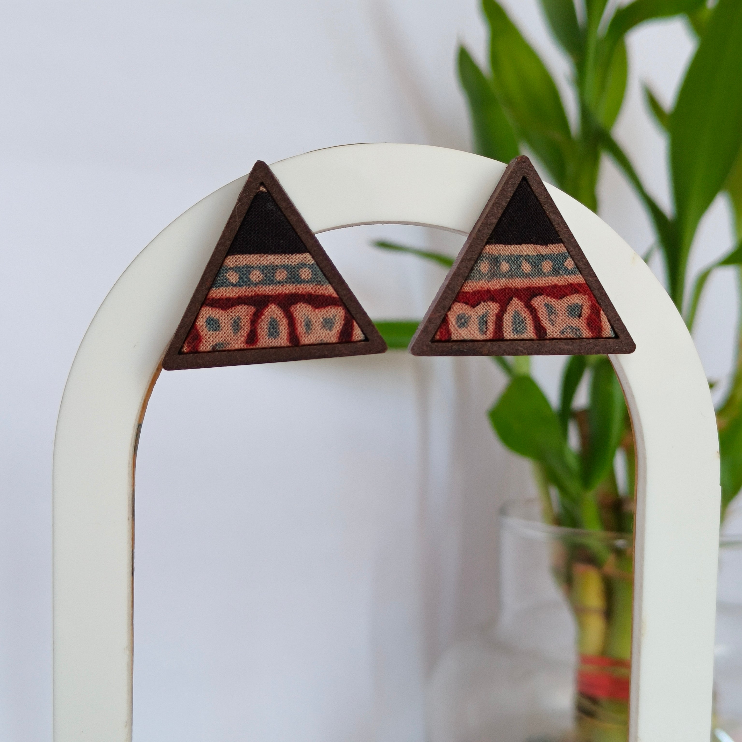 Artisan Boho Triangle Wooden