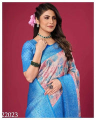 Trendy Modern Print Crepe Silk Saree Collection
