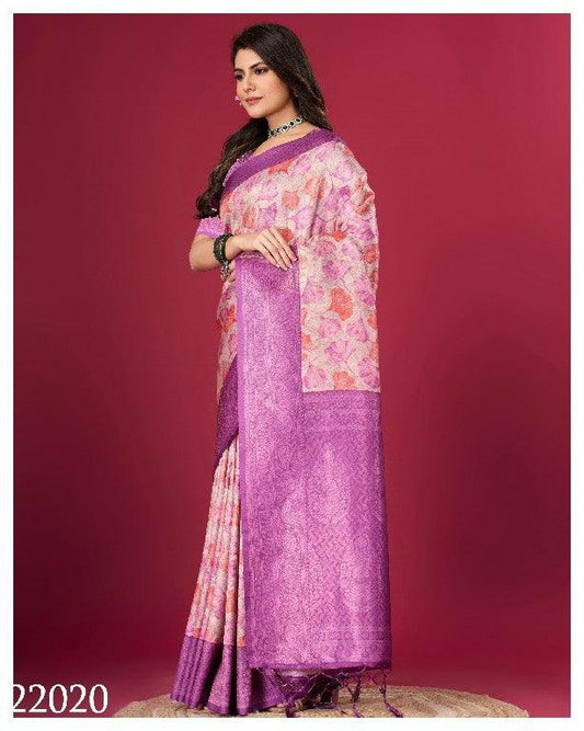 Trendy Premium Mysore Crepe Silk Modern Saree