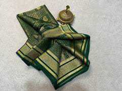 Royal Mango Weave Pure Silk Saree