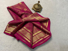 Heritage Checks with Rich Pallu Silk Saree