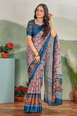 Tradition Redefined: Satin Borders on Crepe Silk Sarees